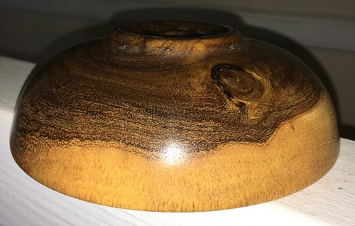Hawaiian Kolohala Wood Art Bowl ~Local Artist~Gallery & Collector Quality~Gift - Picture 9 of 10