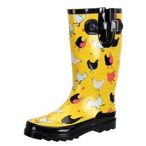 short wide rain boots