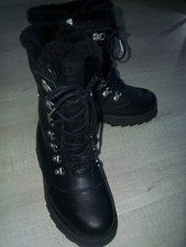 NEW EMU COMORO 2.0 Waterproof Leather / Sheepskin Boots - Choice of Size - Black