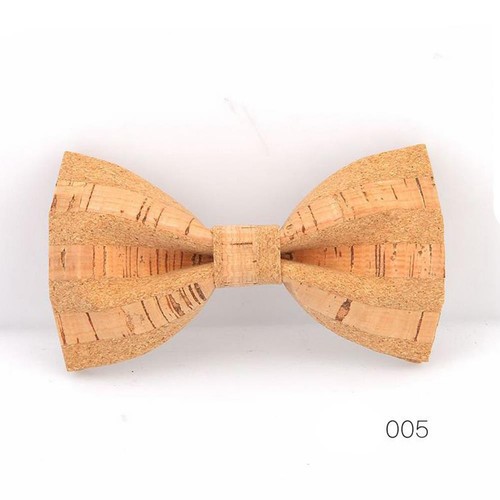 Mens Wood Bow Ties Wooden Butterfly Shape Handmade Slim Cravat Collar Solid - Picture 10 of 22