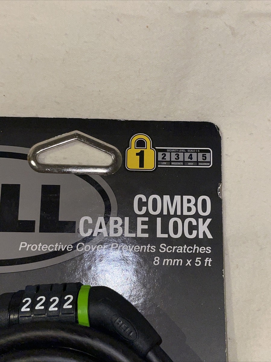 Bell Combo Cable Lock 8 mm X 5 ft. NEW | eBay