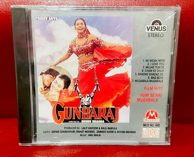GUNDARAJ-Music-Anu Malik-Hindi Rare Cd-Venus /Melody Uk-1995 Mcd No 445.New