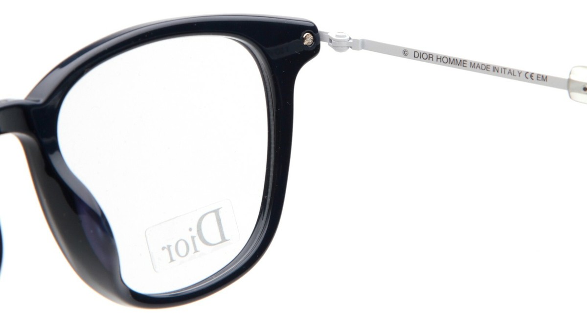 NEW Christian Dior BLACKTIE195F MZN WHITE BLUE EYEGLASSES 51