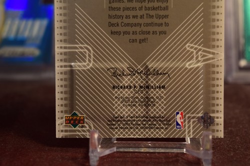 2002-03 ALLEN IVERSON KOBE BRYANT UD SP Authentic DUAL FABRICS GAME JERSEY /100 - Picture 6 of 6