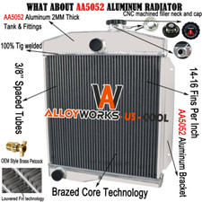 3 Row Radiator For 1955 Jeep Willys 59-71 Jeep Cj3 Cj5 Cj6 F-134 4cyl Mt 908028 3 Row Radiator For 1955 Jeep Willys 59-71 Jeep Cj3 Cj5 Cj6 F-134 4cyl Mt 908028