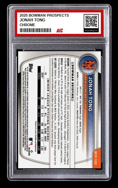 Bowman Chrome 1/1 】田中将大 Beckett 9.5 NY Bowman Chrome 1/1 】田中将