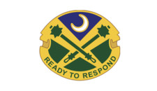 4" 51st military police battalion dui army bumper sticker decal usa made