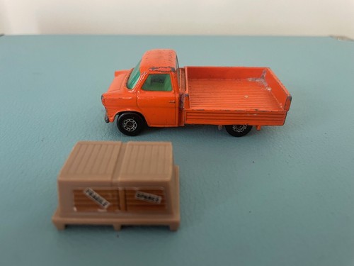 Matchbox 3” FORD TRANSIT PICKUP VAN LOAD No:66 Diecast VINTAGE Car 1977 Orange - Picture 3 of 10