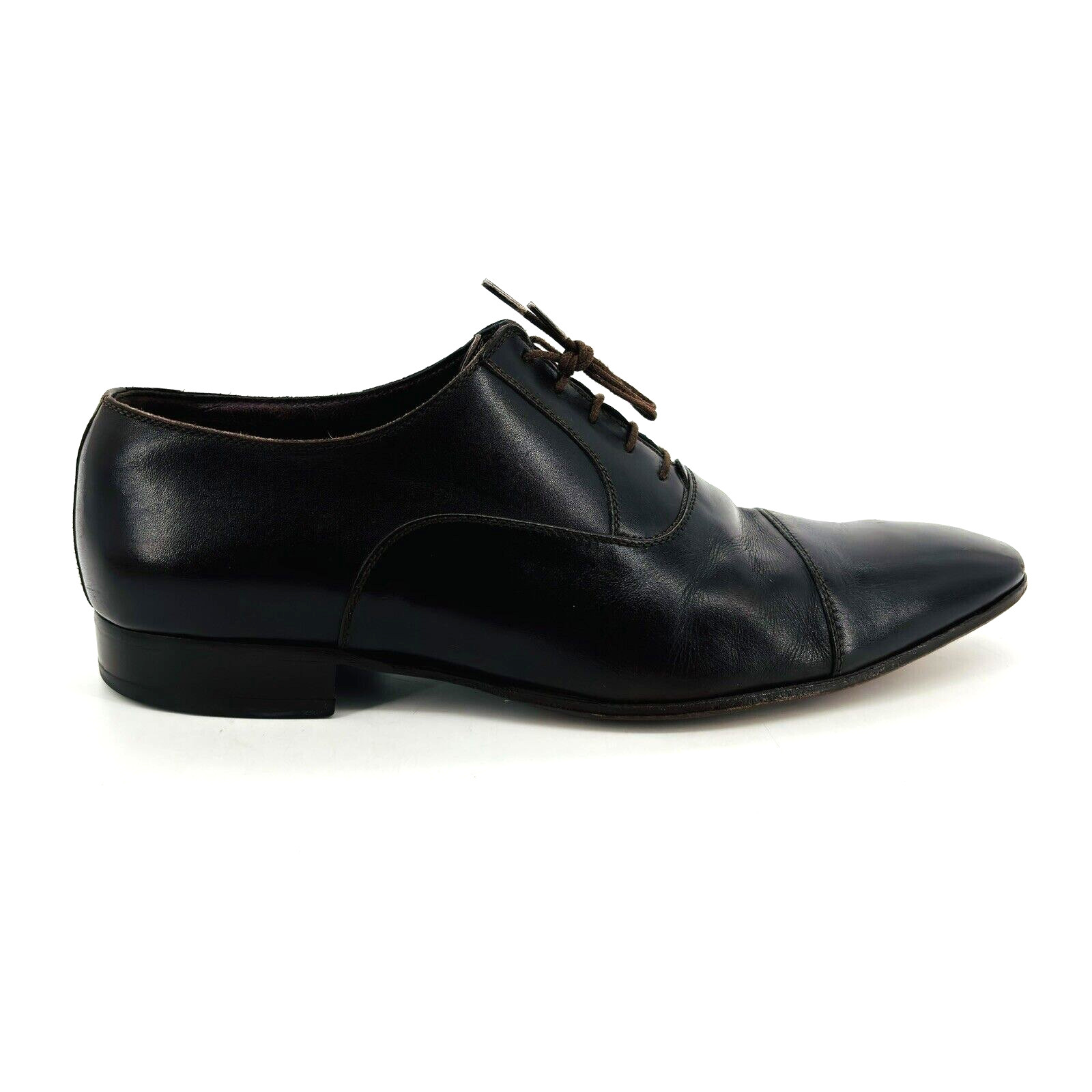 Mens 9 M A. Testoni Basic Classic Cap Toe Oxfords… - image 1