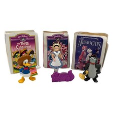 VTG 1996 McDonalds Walt Disney Masterpiece Collection Happy Meal Toys Lot Of 3