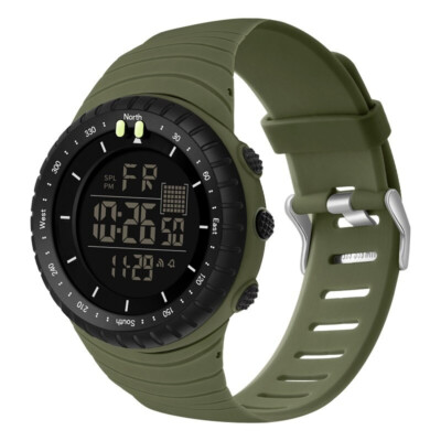 Smartwatch Uomo Militare Orologio Sportivo Digitale Militare Tattico Impermeabile Per Uomo - Retroilluminazione LED, Stile Robusto Orologio Led - Foto 3