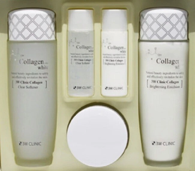 Juego de 3 piezas de cuidado de la piel de colágeno clínico 3 W cuidado elástico antienvejecimiento Foto 2 de 2