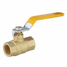 EFIELD 1PC 3/4 Inch Female Full Port 600WOG NPT Brass Ball Valve FIP Threaded