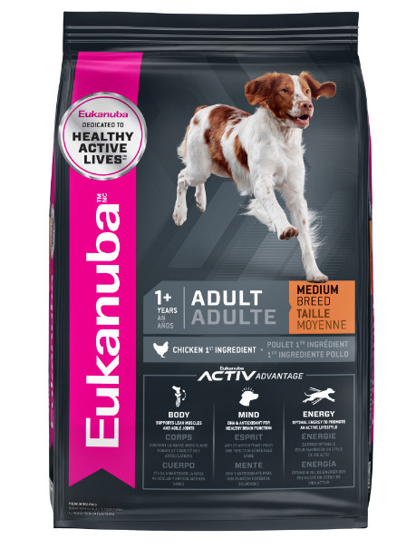 EUKANUBA Adult Maintenance Chicken Formula Dry Dog Food, 30 lbs.