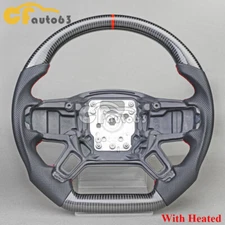 Real Carbon Fiber Heated Steering Wheel For Land Rover Defender 110 90 130 2020+