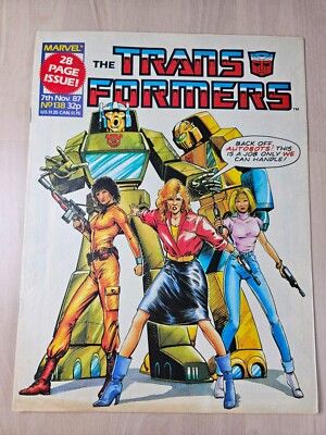 Transformers Issue 138 UK Edition November 1987 Marvel Comics Sleeved