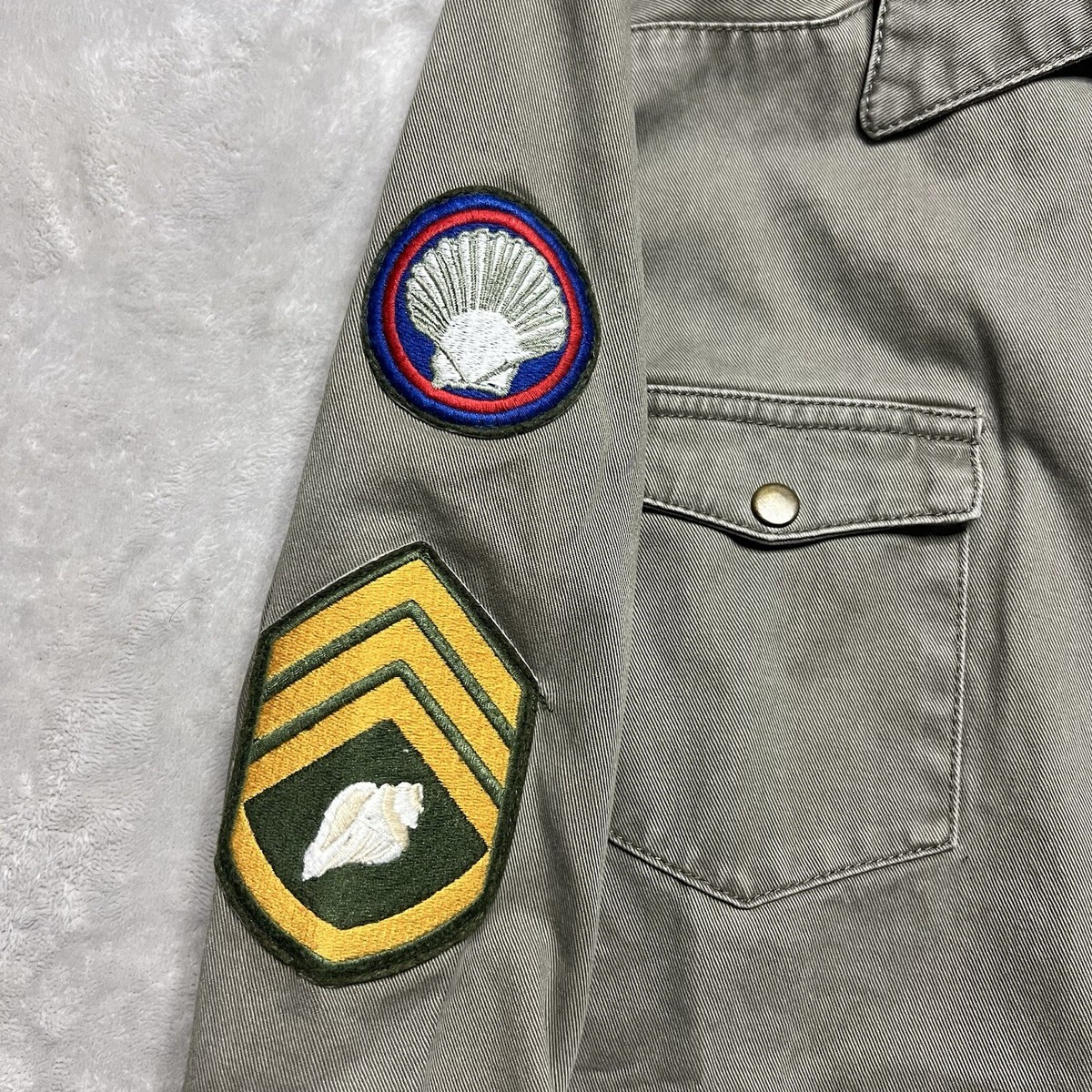 Spell & The Gypsy Collective Jacket Womens Medium Olive Green