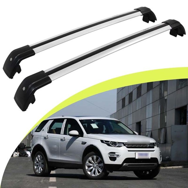 2 PCS For Land Rover Discovery Sport 20142021 Silver Cross Bar Roof