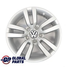 Llanta de aleación plateada Volkswagen Tiguan 5N 16" 6,5J ET:33 radios estrella 5N0601025R