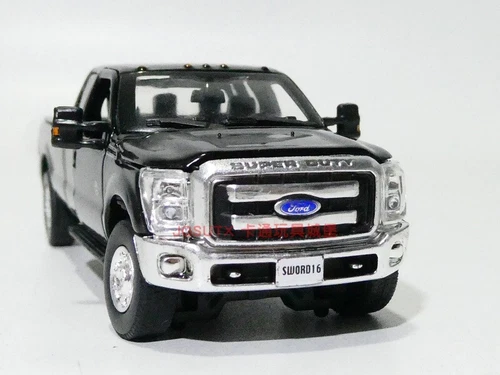 1:64 2016 FORD F-250 Ford pickup doppia porta modellino auto 2 apre la porta. - Foto 5 di 9