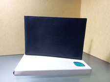 Portassegni uomo  in pelle 100% colore Bleu "BNA"