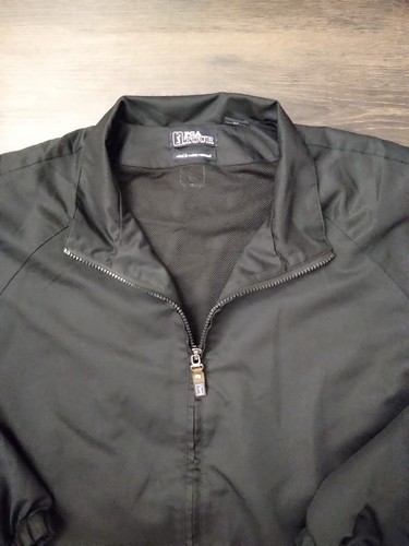 Pga Tour Mens Jacket Black Sip Up Size Xl Wind Water Resistant - Picture 4 of 9