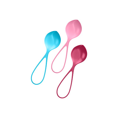 Satisfyer Balls (3,4 cm, 3 Teile, Bunte Einzelkugel)