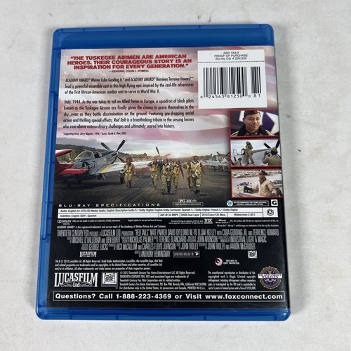 Red Tails (Blu-ray, 2012) Cuba Gooding Jr., Terrence Howard, Ne-Yo, Nate Parker - Picture 2 of 2