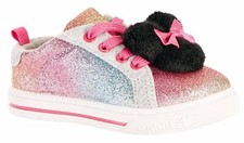 MINNIE MOUSE DISNEY Sparkle Canvas Sneakers Athletic Shoes NWT Toddler's Size 7
