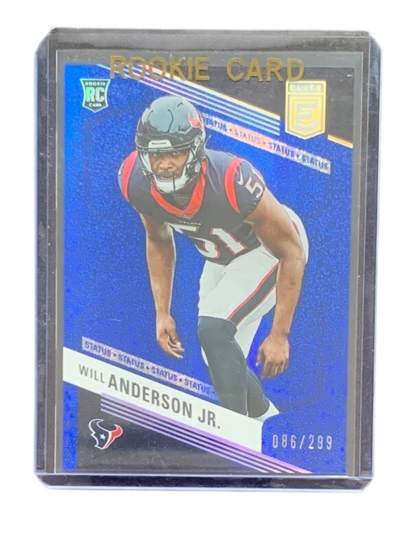 Will Anderson Jr - 2023 Donruss Elite Status Explosion Rookie Card /625