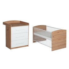 Schardt Kinderzimmer Set Pepe 2-teilig Kinderbett Wickelkommode TOP