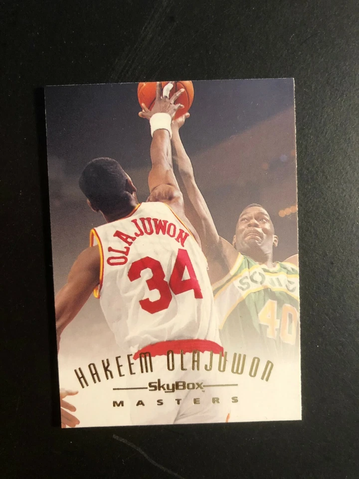 Rocke1995 HAKEEM OLAJUWON SkyBoxr # 116 Basketball Card  Made in USA - Image 3 of 4