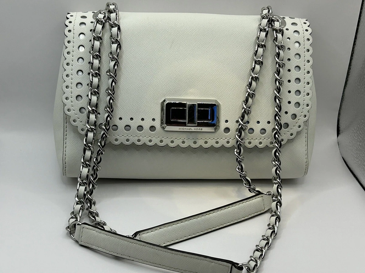 MICHAEL Michael Kors Chain Strap Tote in White