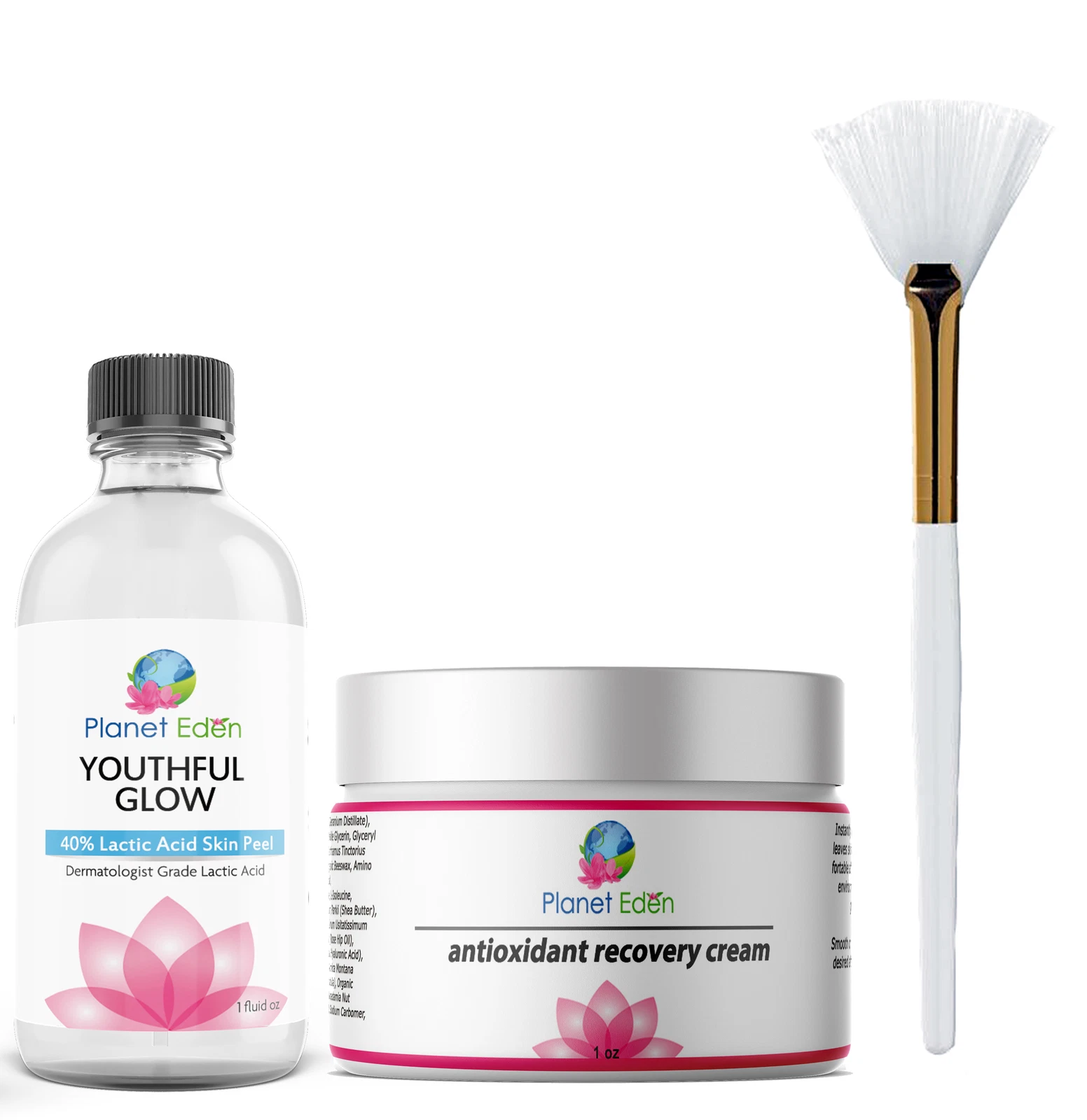 LACTIC ACID SKIN PEEL 40% & HEALING CREAM & FAN BRUSH - PROFESSIONAL RESULTS
Opens in a new window o