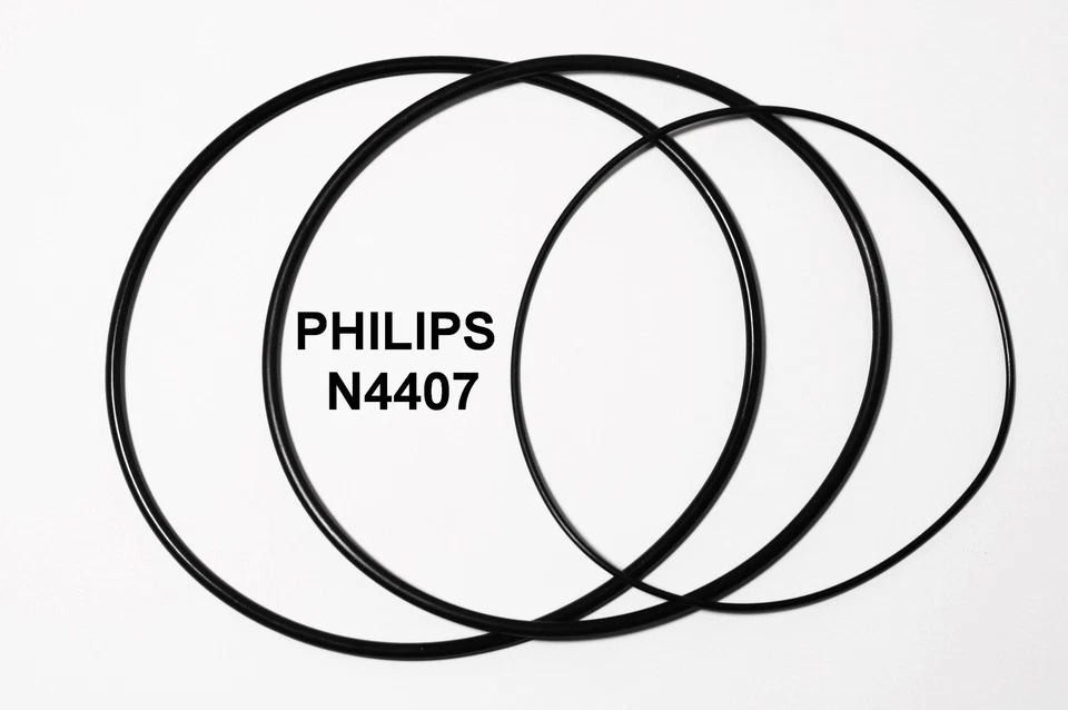COURROIES SET PHILIPS N4407 MAGNETOPHONE A BANDE EXTRA FORT NEUF FABRIQUE N 4407