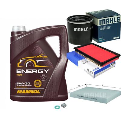 MAHLE Inspektionspaket 5L MANNOL 5W-30 Energy für Nissan Maxima/Maxima QX V 2.0