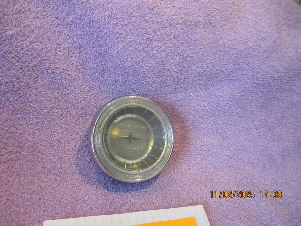 Pontiac Grand Prix 1962-1964 fábrica OEM bocina botón tapa de nuevo estado de México Foto 3 de 4