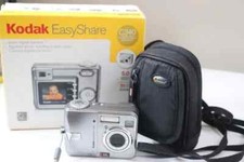 Kodak EasyShare C340 Silver 5MP Digital Camera With Case Box Instructions Cables