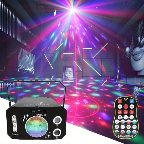 Remote Control Sound Activated USB Stage Party Light DJ Disco LED Ball Light - Picture 6 of 11