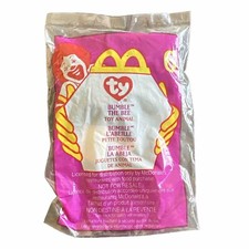 Ty Teenie Beanie Baby Bumble the Bee McDonalds Toy 2000 Unopened