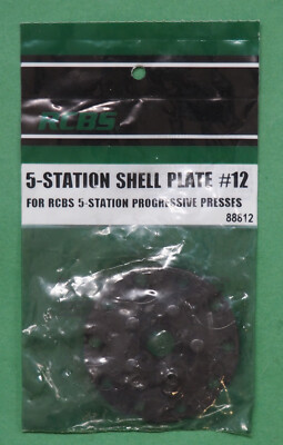 RCBS 5 Station Shell Plate #12-(88812)-NEW-In Package | eBay