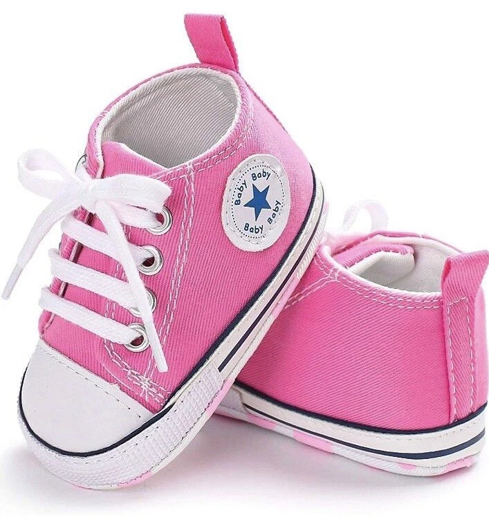 Crib hotsell shoes converse