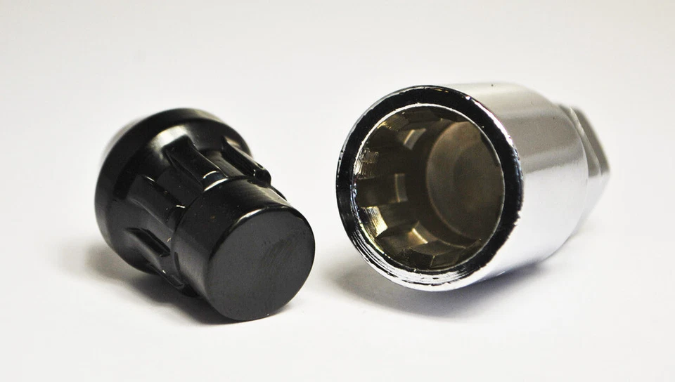 Ford Focus Juego de 4 x M12 x 1.5, Tuercas de Rueda de Aleación de Bloqueo (Negro) Foto 2 de 2