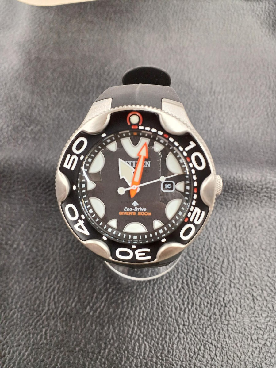 【稼働】CITIZEN PROMASTER Eco-rive E168 Citizen Eco-Drive Promaster Dive E168-S128706 orca | eBay