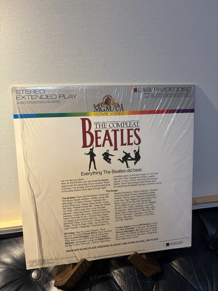 "The Compleat Beatles" Extended Play Laserdisc LD - Music - Image 2 of 2
