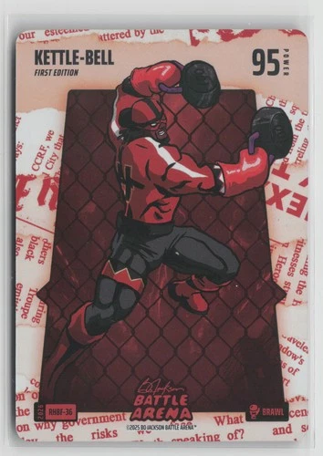 Bo Jackson Battle Arena Red Headlines Brawl Kettle-Bell #RHBF-36