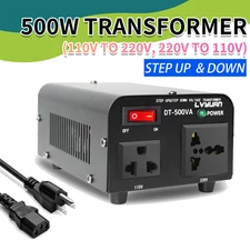 500W Voltage Transformer Power Converter(110V to 220V,220V to 110V)Step Up/Down