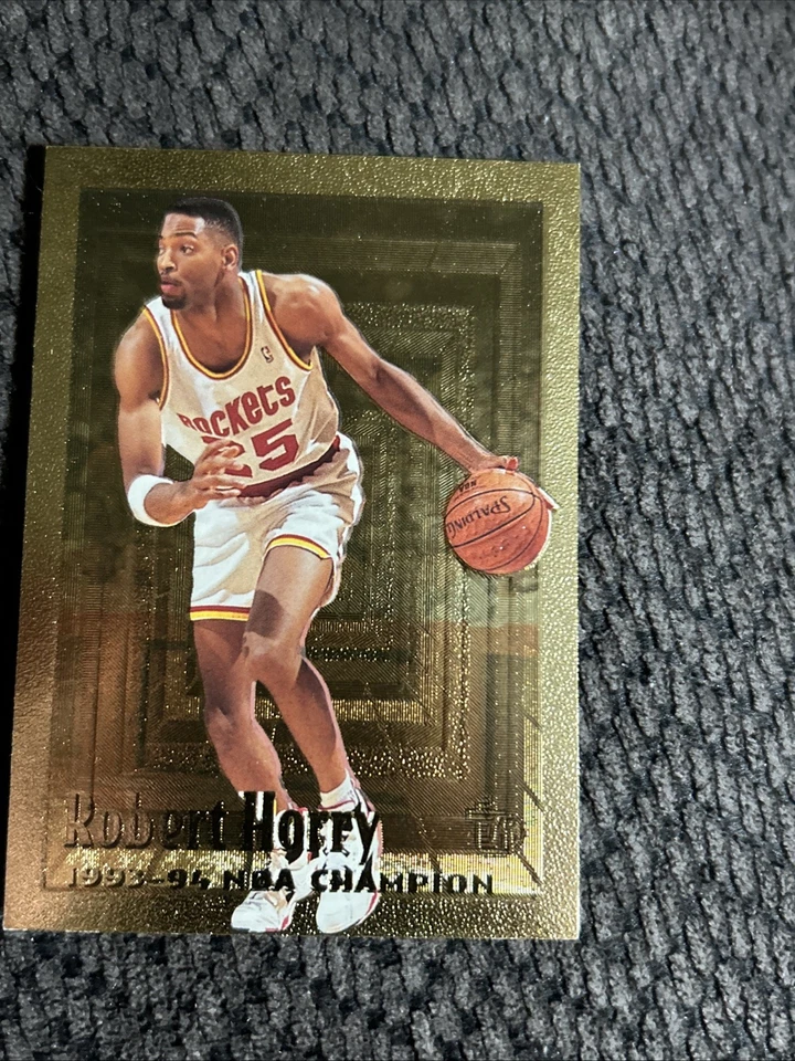 Topps 1995. Houston Rockets - Robert Horry. Tarjeta de baloncesto de la NBA #36  Foto 3 de 4