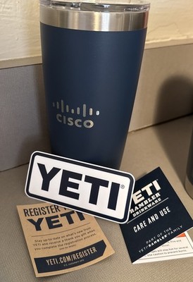 Cisco  Yeti 20 Is Rambler  Mug Authentic YETI .. New.