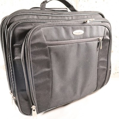 Samsonite Rolling Business Briefcase Carry On Laptop Weekend Travel Bag 16X14X8
